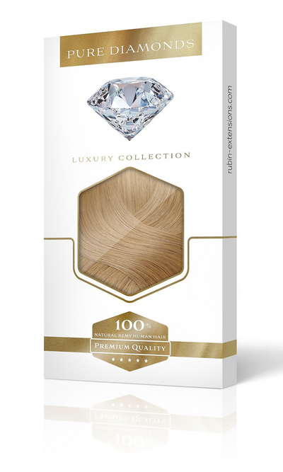 PURE DIAMONDS LINE Salty Caramel Clip-in Human Hair Extensions USA