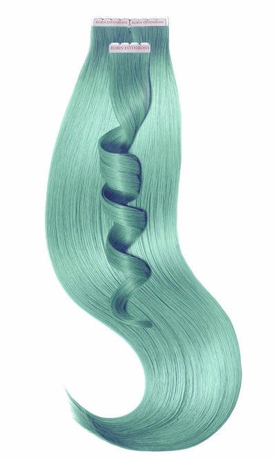 PRO DELUXE LINE PASTEL Green Light Pastel Tape-in Hair Extensions