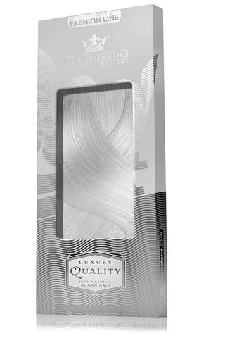 CLIP-IN EXTENSIONS LUXURY  Metallic Silver Blonde