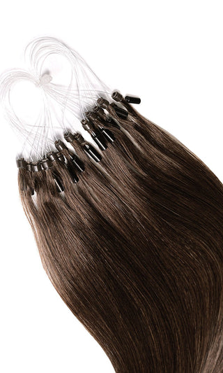 PRO DELUXE LINE Chocolate Roast Brown Microring Extensions