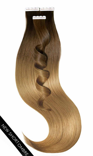 TAPE-IN EXTENSIONS , SOMBRÉ-BALAYAGES, Chocolate Roast Brown & Salty Caramel
