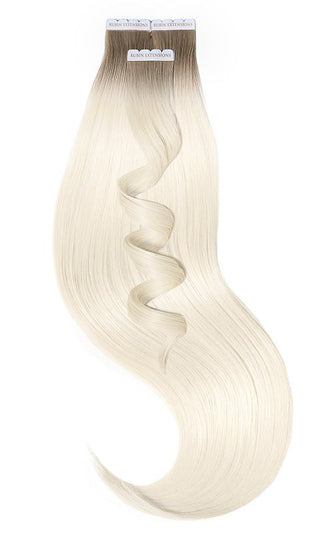 TAPE-IN EXTENSIONS , Kurzer Ansatz, Light -Natural Goldbraun & Beach Blonde