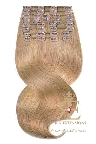 100% Human Hair Salty Caramel Clip-in Extensions